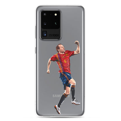 Celebrating Goal Iniesta Spain Clear Case for Samsung® - The 90+ Minute