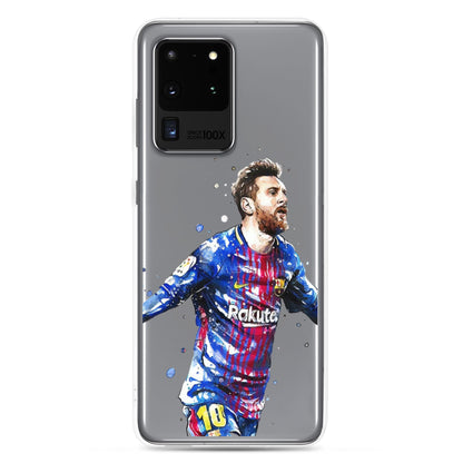 Lionel Messi Barca Vintage Clear Case for Samsung®