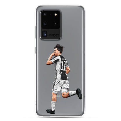 Dybala Mask Juve Clear Case for Samsung®