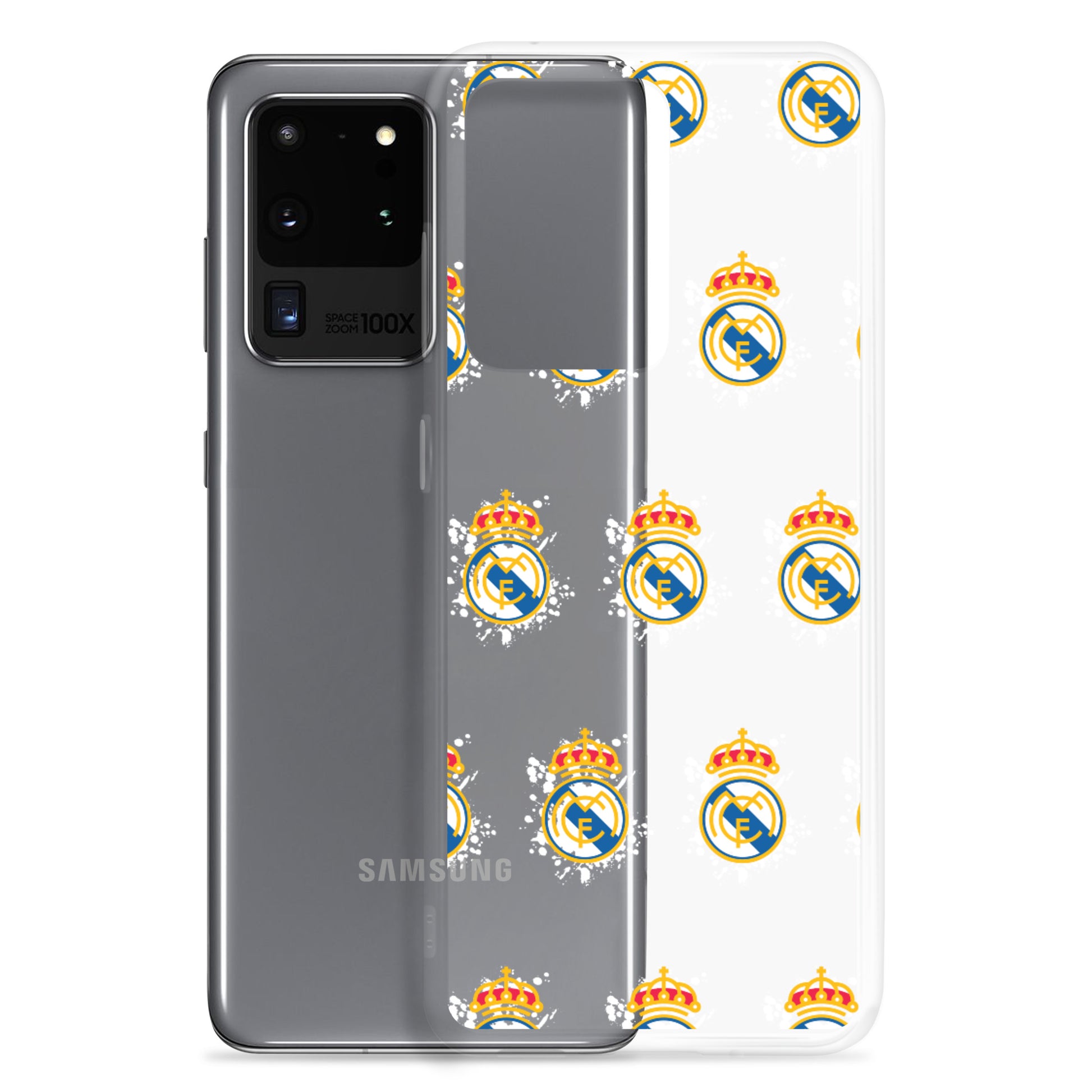 Real Madrid splash Logo Clear Case for Samsung® - The 90+ Minute