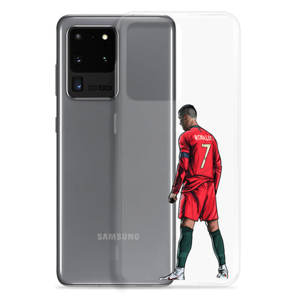 CR7 Free Kick Pose Portugal Clear Case for Samsung® - The 90+ Minute