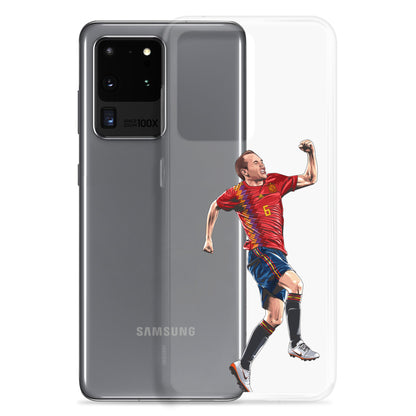 Celebrating Goal Iniesta Spain Clear Case for Samsung® - The 90+ Minute
