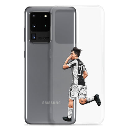 Dybala Mask Juve Clear Case for Samsung®