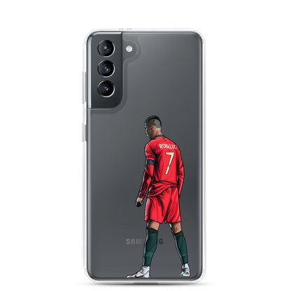 CR7 Free Kick Pose Portugal Clear Case for Samsung® - The 90+ Minute