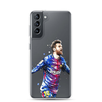 Lionel Messi Barca Vintage Clear Case for Samsung®
