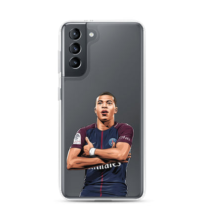 Mbappe Goal Celebration Clear Case for Samsung®