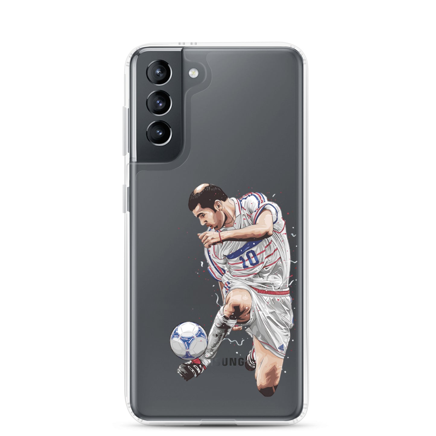 Zizou France Clear Case for Samsung®