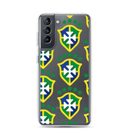 Brazil Crest Clear Case for Samsung®