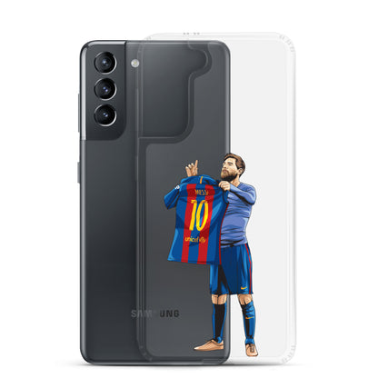 El Clasico Iconic Messi Celebration Clear Case for Samsung® - The 90+ Minute