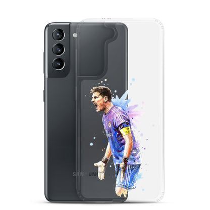 Real Madrid Legend Casillas Vintage Clear Case for Samsung® - The 90+ Minute