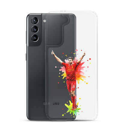 Liverpool Steven Gerrard Vintage Clear Case for Samsung® - The 90+ Minute