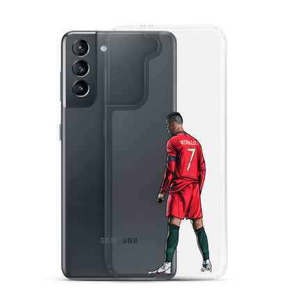 CR7 Free Kick Pose Portugal Clear Case for Samsung® - The 90+ Minute