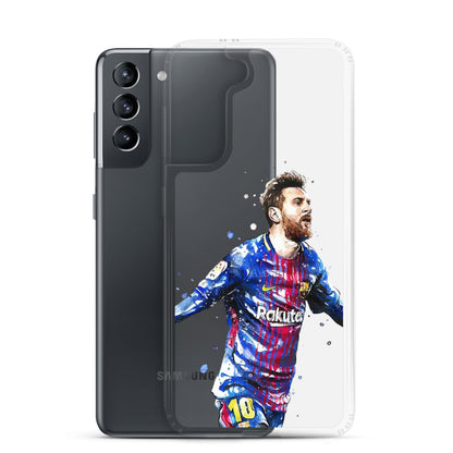 Lionel Messi Barca Vintage Clear Case for Samsung®