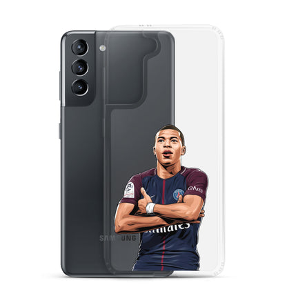 Mbappe Goal Celebration Clear Case for Samsung®