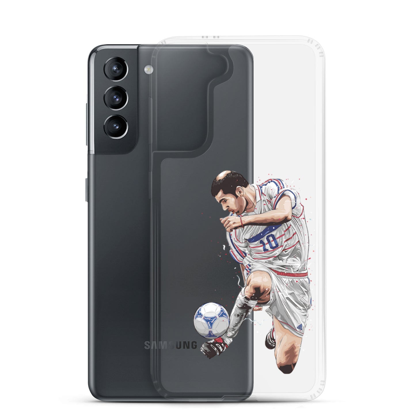 Zizou France Clear Case for Samsung®