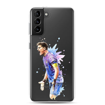 Real Madrid Legend Casillas Vintage Clear Case for Samsung® - The 90+ Minute