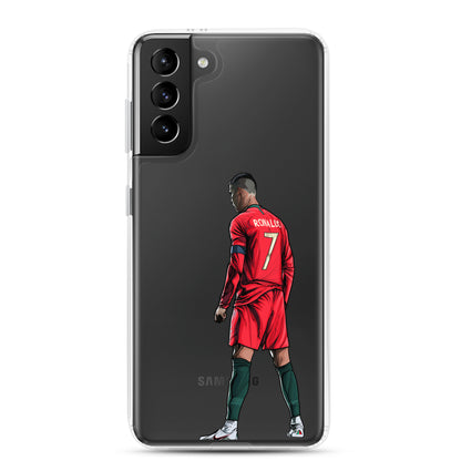 CR7 Free Kick Pose Portugal Clear Case for Samsung® - The 90+ Minute