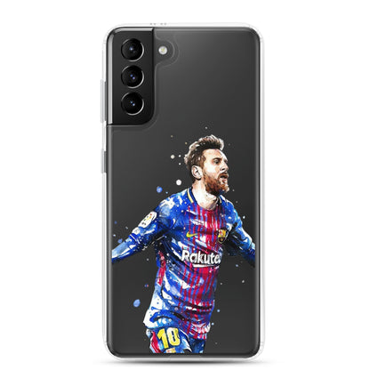 Lionel Messi Barca Vintage Clear Case for Samsung®