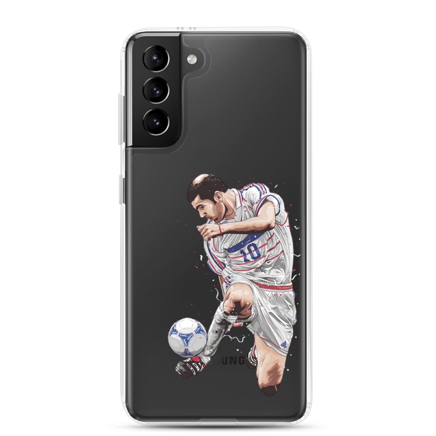 Zizou France Clear Case for Samsung®