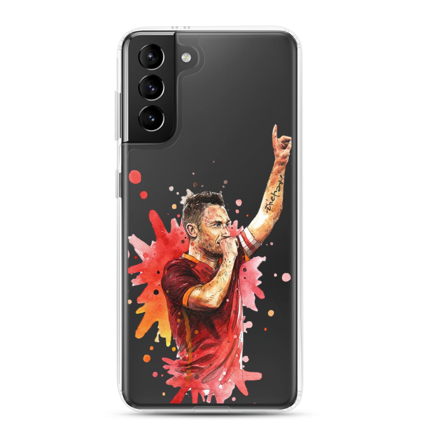 AS Roma Totti Eterno Vintage Clear Case for Samsung®