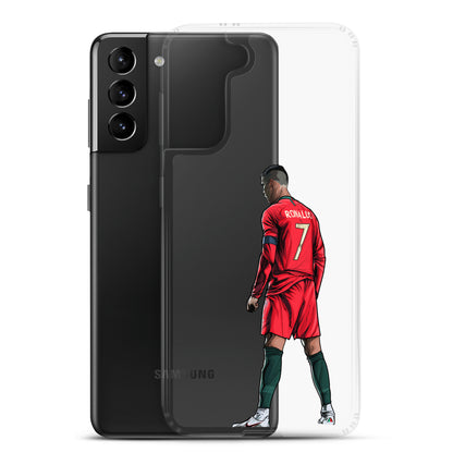CR7 Free Kick Pose Portugal Clear Case for Samsung® - The 90+ Minute