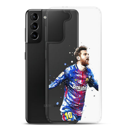 Lionel Messi Barca Vintage Clear Case for Samsung®