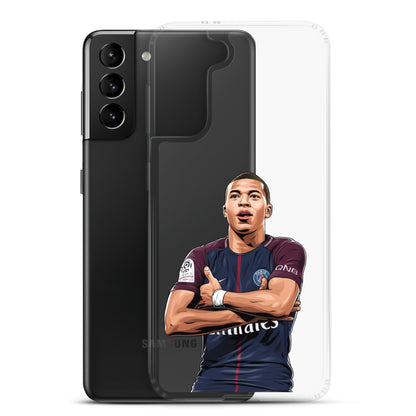 Mbappe Goal Celebration Clear Case for Samsung®