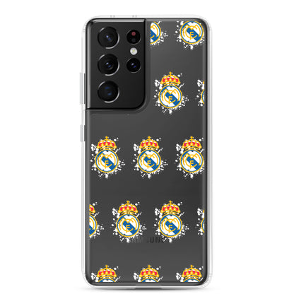 Real Madrid splash Logo Clear Case for Samsung® - The 90+ Minute