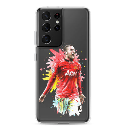 Manchester United Wayne Rooney Vintage Clear Case for Samsung® - The 90+ Minute