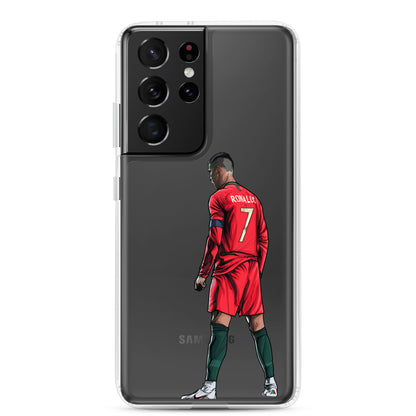 CR7 Free Kick Pose Portugal Clear Case for Samsung® - The 90+ Minute