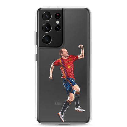 Celebrating Goal Iniesta Spain Clear Case for Samsung® - The 90+ Minute