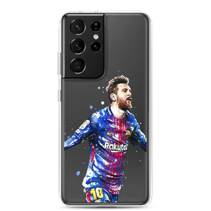 Lionel Messi Barca Vintage Clear Case for Samsung®