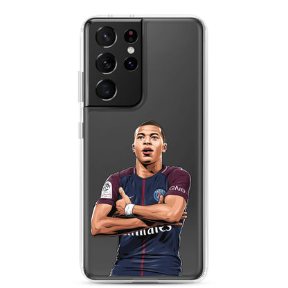 Mbappe Goal Celebration Clear Case for Samsung®