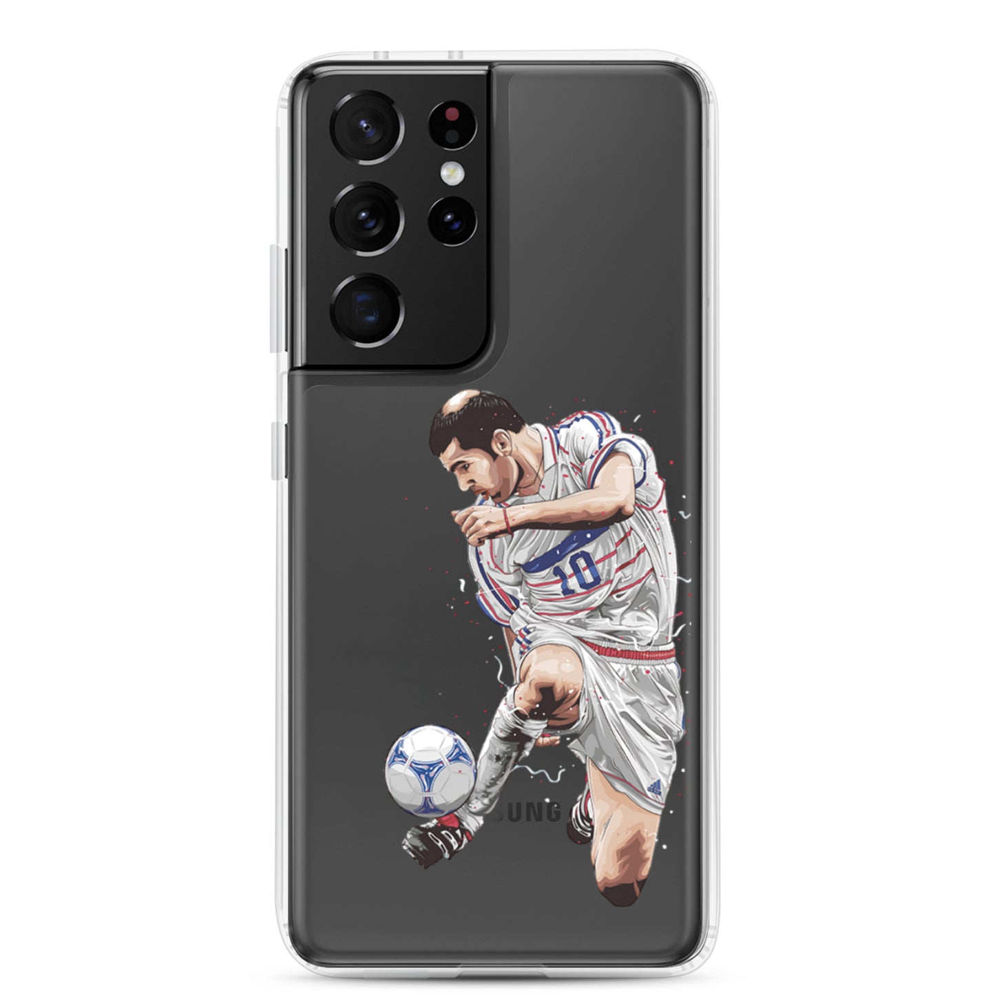 Zizou France Clear Case for Samsung®