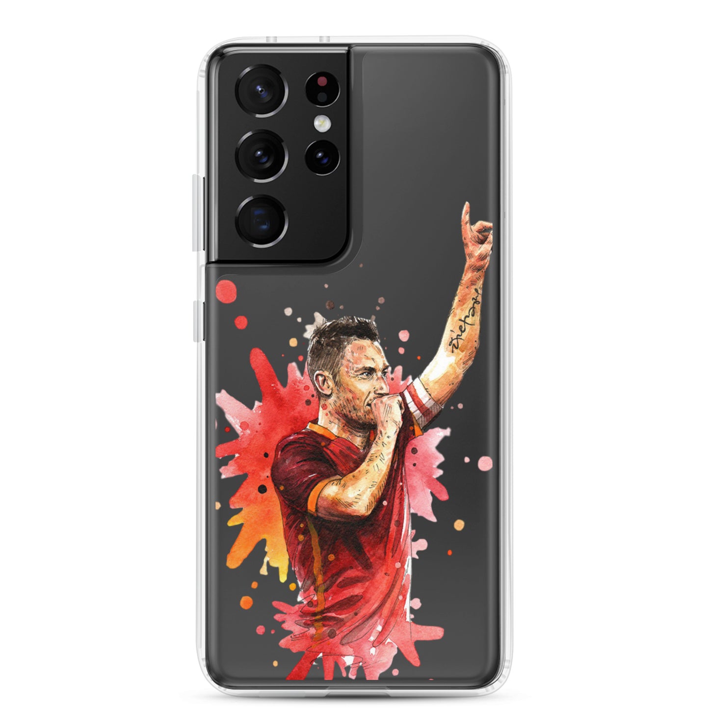 AS Roma Totti Eterno Vintage Clear Case for Samsung®