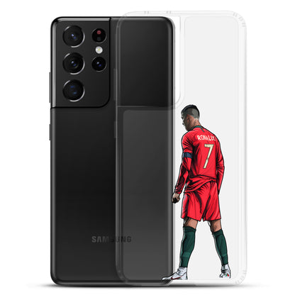 CR7 Free Kick Pose Portugal Clear Case for Samsung® - The 90+ Minute
