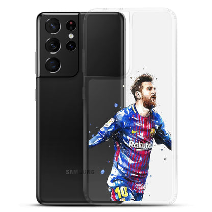 Lionel Messi Barca Vintage Clear Case for Samsung®