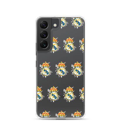 Real Madrid splash Logo Clear Case for Samsung® - The 90+ Minute