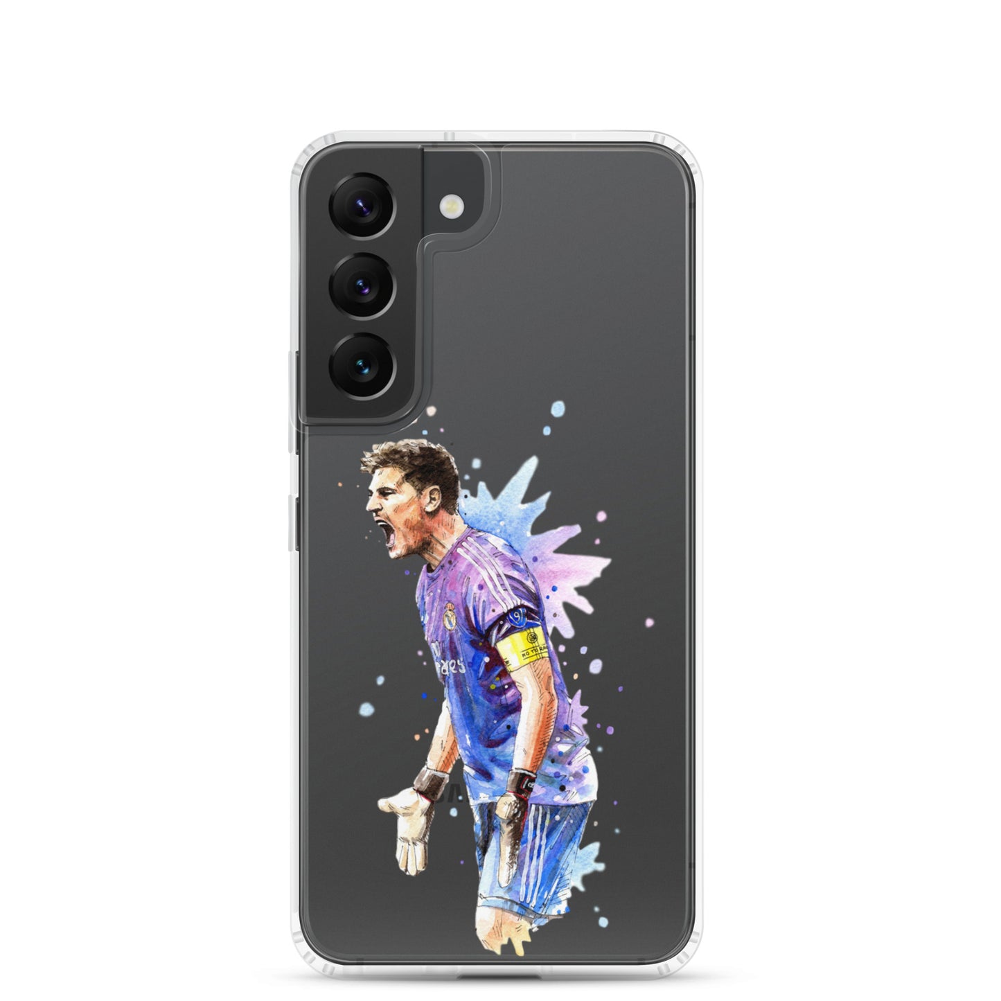 Real Madrid Legend Casillas Vintage Clear Case for Samsung® - The 90+ Minute