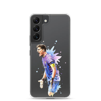Real Madrid Legend Casillas Vintage Clear Case for Samsung® - The 90+ Minute