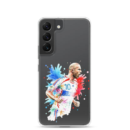 France Zinadine Zidane "Zizou" Vintage Clear Case for Samsung® - The 90+ Minute