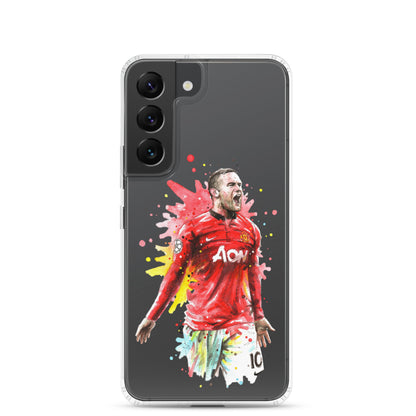 Manchester United Wayne Rooney Vintage Clear Case for Samsung® - The 90+ Minute