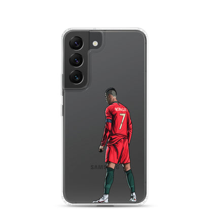 CR7 Free Kick Pose Portugal Clear Case for Samsung® - The 90+ Minute