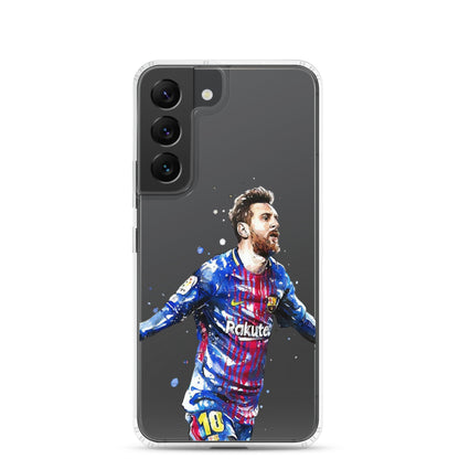 Lionel Messi Barca Vintage Clear Case for Samsung®