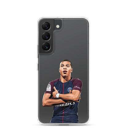 Mbappe Goal Celebration Clear Case for Samsung®