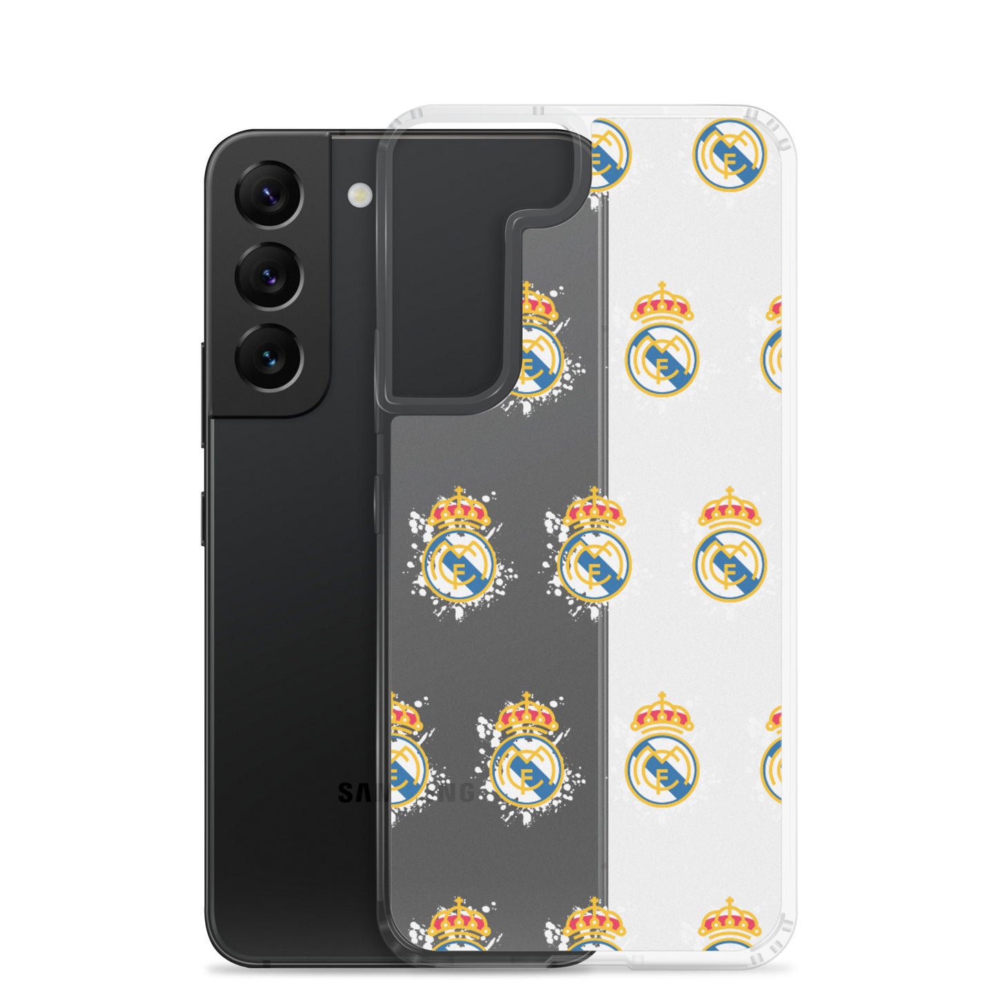 Real Madrid splash Logo Clear Case for Samsung® - The 90+ Minute