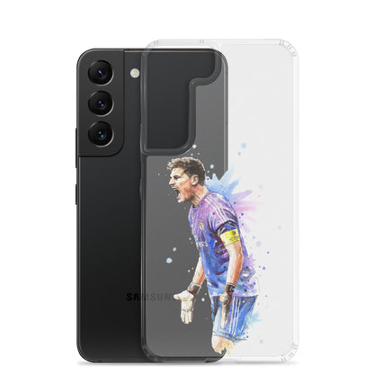 Real Madrid Legend Casillas Vintage Clear Case for Samsung® - The 90+ Minute