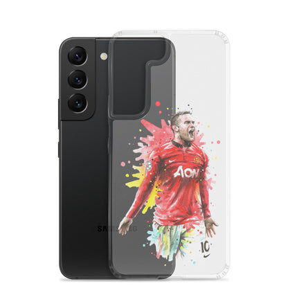 Manchester United Wayne Rooney Vintage Clear Case for Samsung® - The 90+ Minute