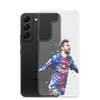 Lionel Messi Barca Vintage Clear Case for Samsung®