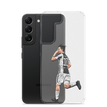 Dybala Mask Juve Clear Case for Samsung®